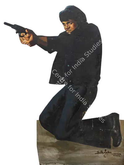 Balkrishna Vaidya (Artist), Sholay, 1975, Film Publicity Material