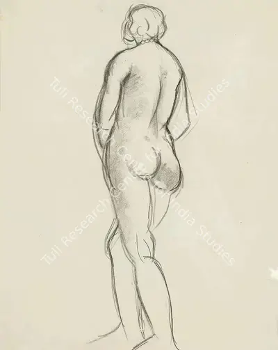Amrita Sher-Gil (Artist), Untitled, 1930, Drawing