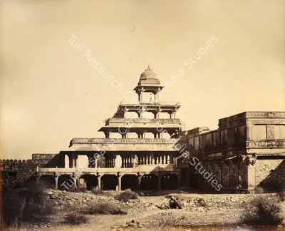 Studio V. & E. Pont (Photographic Studio), Panch Mahal Futteepore Sikri, Antiquarian Photograph