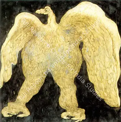 Jogen Chowdhury (Artist), The Bird, 1976, Painting