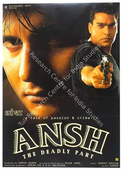 Suresh Sharma (Producer), Ansh, 2002, Full Sheet Poster