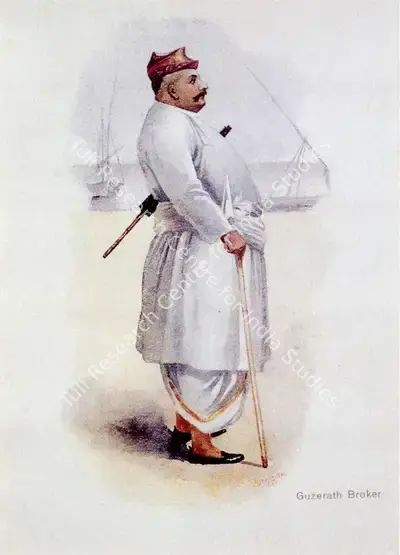 M.V. Dhurandhar (Artist), Guzerath Broker, 1905, Painting