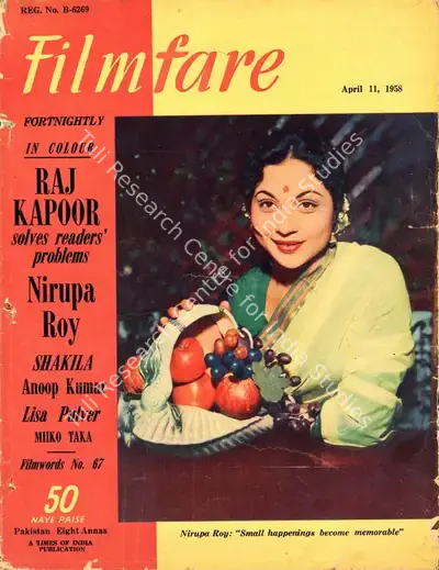 C.R. Mandy (Editor), Filmfare, 1958, Magazine