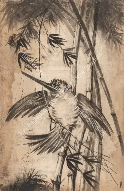 D.P. Roy Chowdhury (Artist), Kingfisher I, Painting