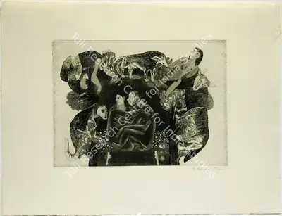 K. Laxma Goud (Artist), Untitled, 1970, Graphic Art