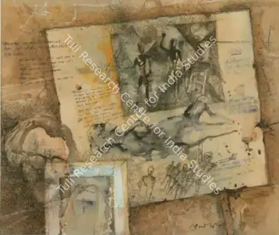 Ray, Shyamal Dutta (Artist). Untitled. Watercolour on paper, 1997 | Painting | FineArts | 00598907