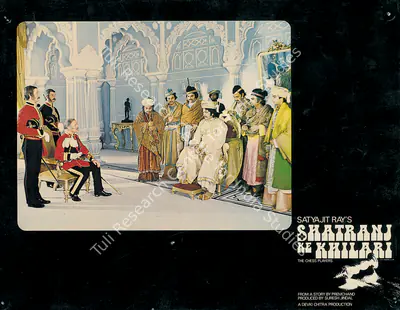 Suresh Jindal (Producer), Shatranj Ke Khilari, 1977, Lobby Card