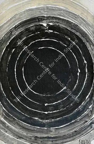 S.H. Raza (Artist), Nad, 1996, Painting