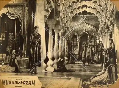R.D. Mathur (Cinematographer), Mughal E Azam, 1960, Lobby Card