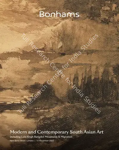 Bonhams (Auction House), Modern and Contemporary South Asian Art, 2023, Auction Catalogue