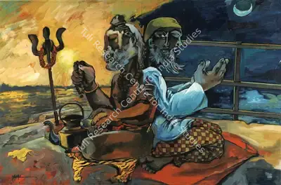 Sajal Roy (Artist), Untitled, 1971, Painting