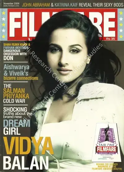 Jitesh Pillaai (Editor), Filmfare, 2006, Magazine