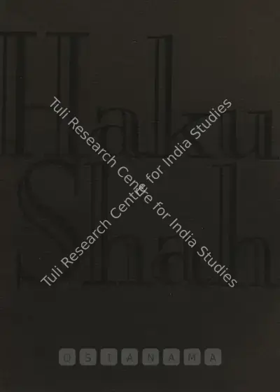 Haku Shah (Artist), Haku Shah, 1997, Solo Exhibition Catalogue