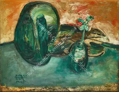 S.K. Bakre (Artist), Portrait of David Oistrakh, 1961, Painting