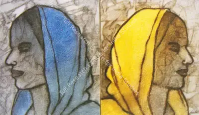 Chandra Bhattacharjee (Artist), Untitled, Painting