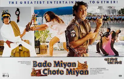 Vashu Bhagnani (Producer), Bade Miyan Chote Miyan, 1998, Lobby Card