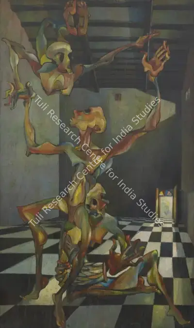 Bikash Bhattacharjee (Artist), Untitled, 1969, Painting