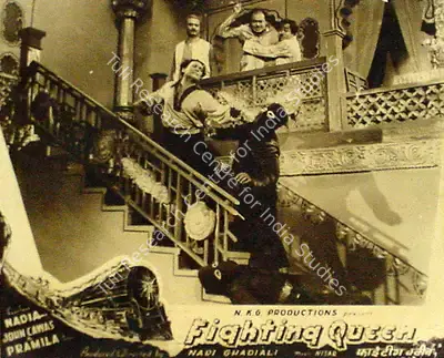 Nari Ghadiali (Director), Fighting Queen, 1956, Lobby Card