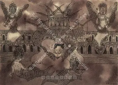 K. Ramanujam (Artist), My Dream World, 1972, Painting