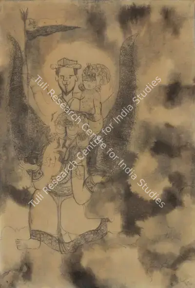Ramanujam, K. (Artist). Untitled, 1967 | Painting, Sa.Onl/13.06.19, 2019 · Saffronart