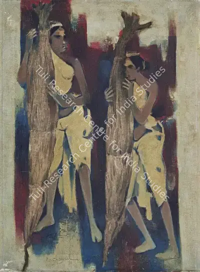P.N. Choyal (Artist), Untitled, 1981, Painting