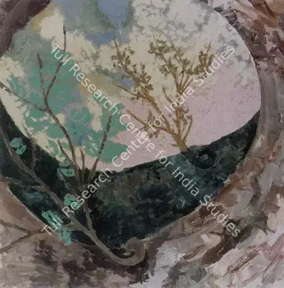 Gieve Patel (Artist), Looking into a Well, 1994, Painting