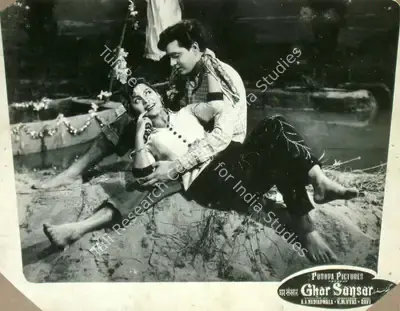 P. Issac (Cinematographer), Ghar Sansar, 1958, Lobby Card