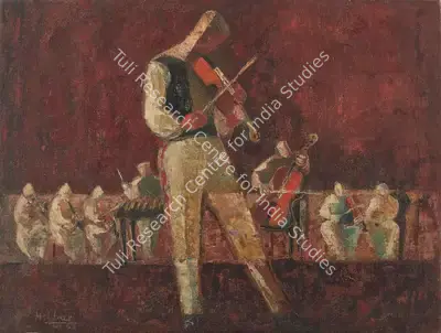 K.K. Hebbar (Artist), Untitled, 1958, Painting