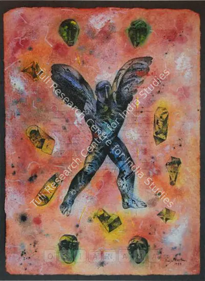 Baiju Parthan (Artist), Wings, 1993, Painting
