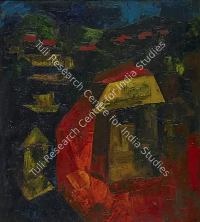 H.A. Gade (Artist), Untitled, 1950, Painting