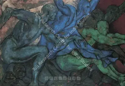 Meena Deora (Artist), Away From Nadir, 2002, Painting