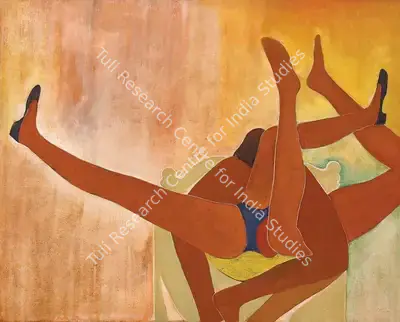 S.K. Bakre (Artist), Whose Who - Unfinished Act, 1992, Painting