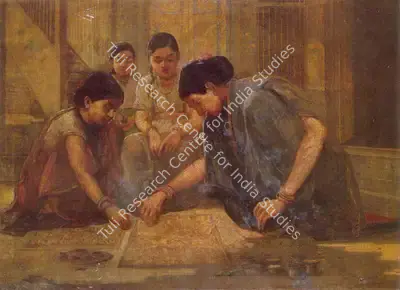 L.N. Taskar (Artist), Rangoli, Painting