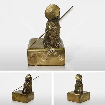 Himmat Shah (Artist), Man On Moon, 2006, Sculpture