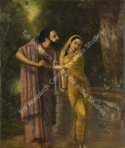 Raja Ravi Varma (Artist), Arjun and Subhadra, 1890, Painting