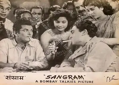 Gyan Mukherjee (Director), Sangram, 1950, Lobby Card