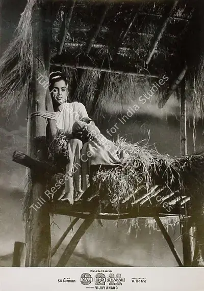 V. Ratra (Cinematographer), Nau Do Gyarah, 1957, Lobby Card