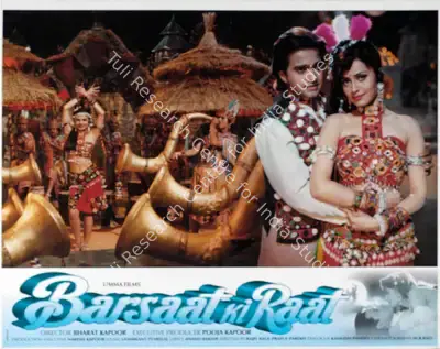 Pooja Kapoor (Producer), Barsaat Ki Raat, 1998, Lobby Card