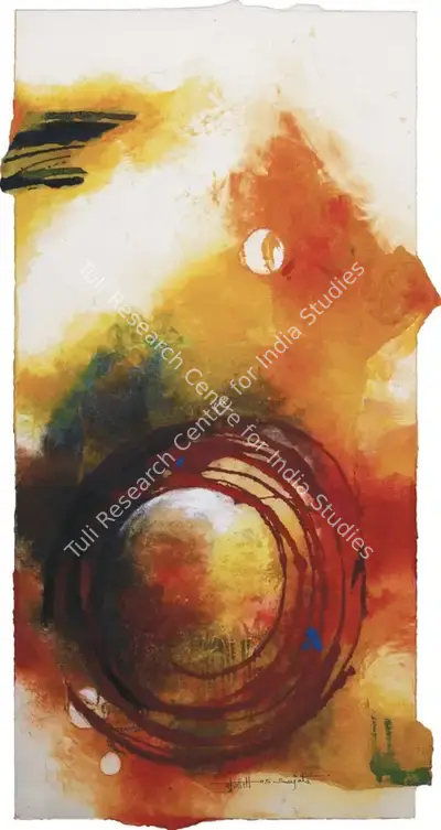 Sujata Bajaj (Artist), Fire, 2005, Painting