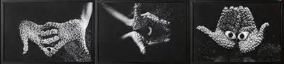 Anita Dube (Artist), Offering (Triptych), 2000, Print