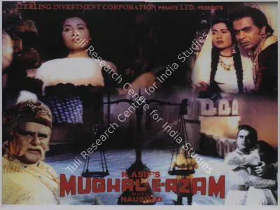 R.D. Mathur (Cinematographer), Mughal E Azam, 1960, Lobby Card