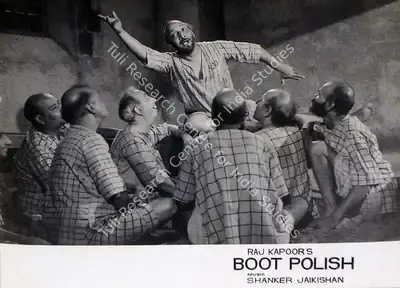 Taru Dutt (Cinematographer), Boot Polish, 1954, Lobby Card
