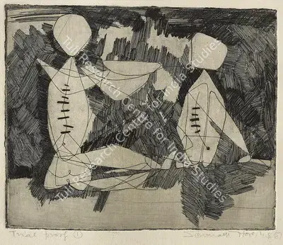 Somnath Hore (Artist), Untitled, 1967, Graphic Art