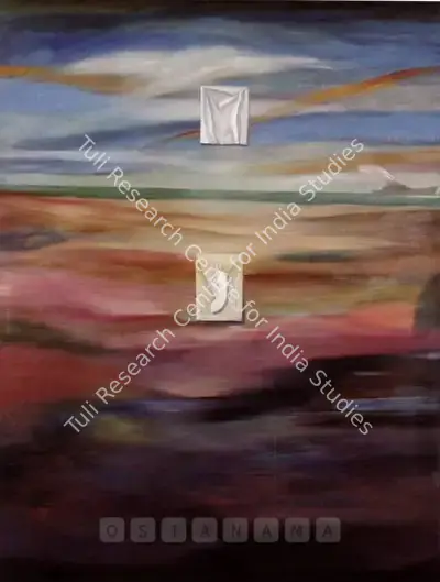 Sudarshan Shetty (Artist), Two Empty Claims, 2005, Painting