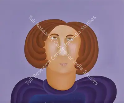 Manjit Bawa (Artist), Untitled (Woman), 1982, Painting