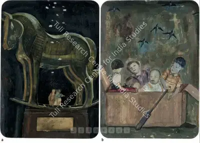 Reena Saini (Artist), Orchard Of Home Grown Secrets II, Orchard Of Home Grown Secrets II (Verso), 1998, Painting