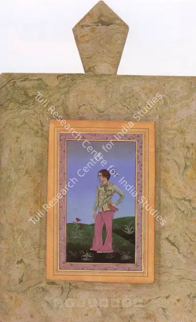 Imran Qureshi (Artist), The Artist's Younger Brother, 1995, Painting
