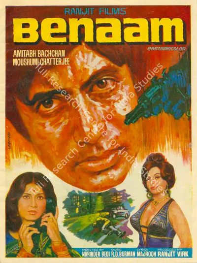 Ranjit Virk (Producer), Benaam, 1974, Song-Synopsis Booklet