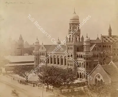 Unknown (Photographer), Anjuman-i-Islam School, where little Yusuf was admitted once the family moved to Bombay., 1895, Photographic Still