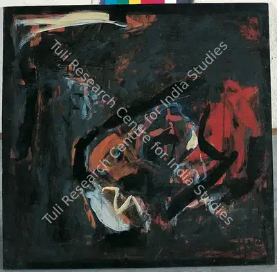 S.H. Raza (Artist), Mountain, 1973, Painting